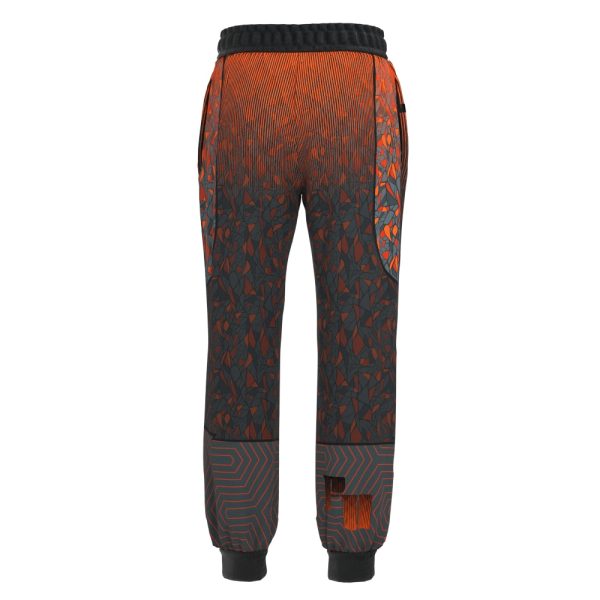 Orange Jersey Sweatpants Sale - Image 2