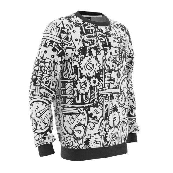 Steampunk Sweatshirt For Sale - Image 3