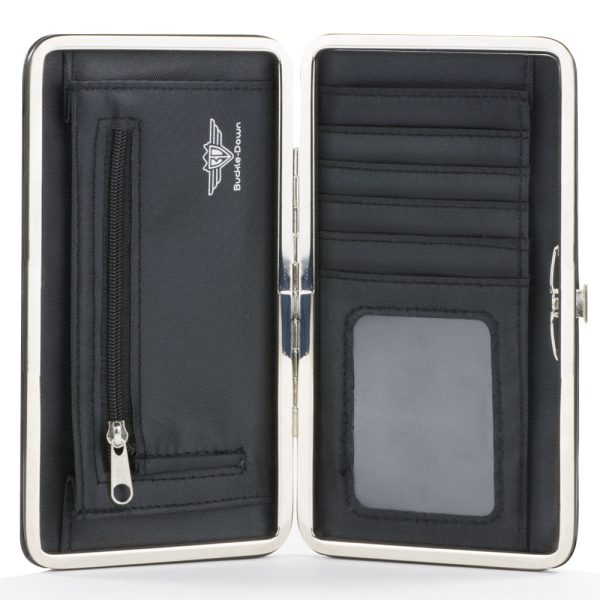 Hinged Wallet - Avatar Last Airbender Appa Flying Pose and Air Element Icon Grays Online - Image 5